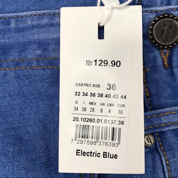 Castro Jeans Sarai Skinny High Waist Size 4 NWT - Picture 11 of 16